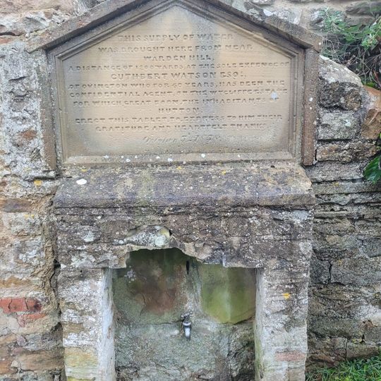 Water Tap And Tablet Opposite Oak Tree Inn