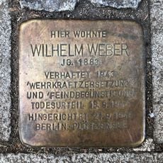 Stolperstein en memoria de Wilhelm Weber