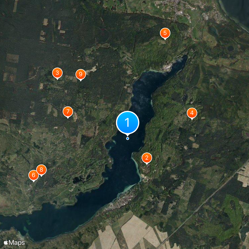 Werbellinsee Map