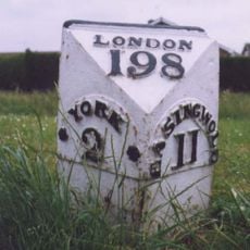 Milepost Approximately 250 Metres North West Of Blue Bridge