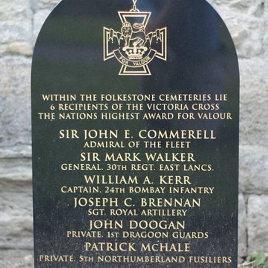 Folkestone Victoria Cross Recipients Memorial Stone