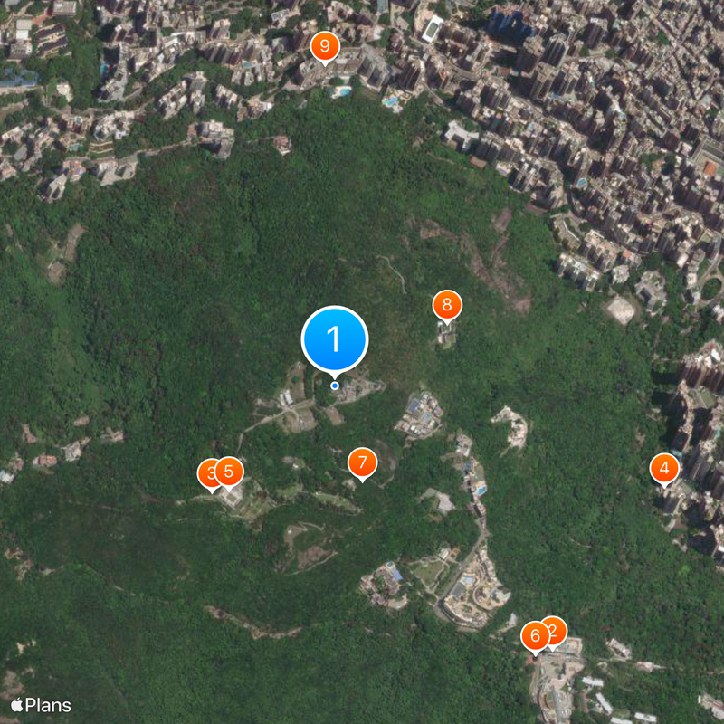 Victoria Peak Mapa