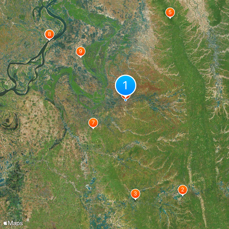 Ujjayanta Palace Mapa