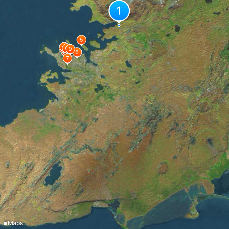 Höfuðborgarsvæði Mapa