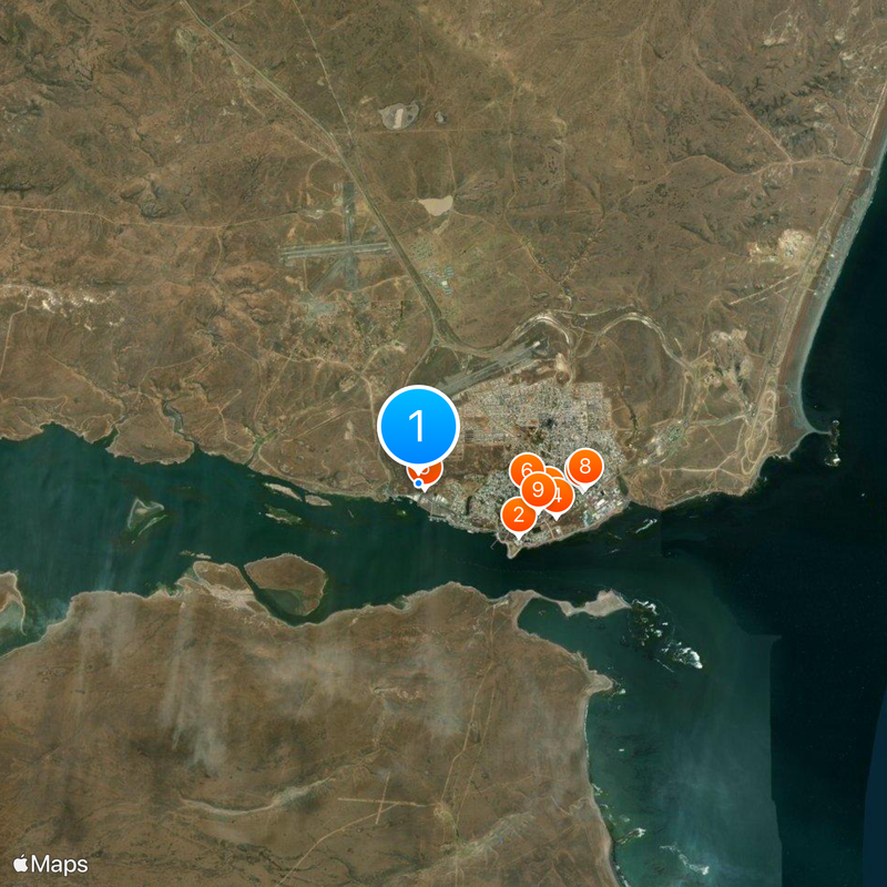 Puerto Deseado Mappa