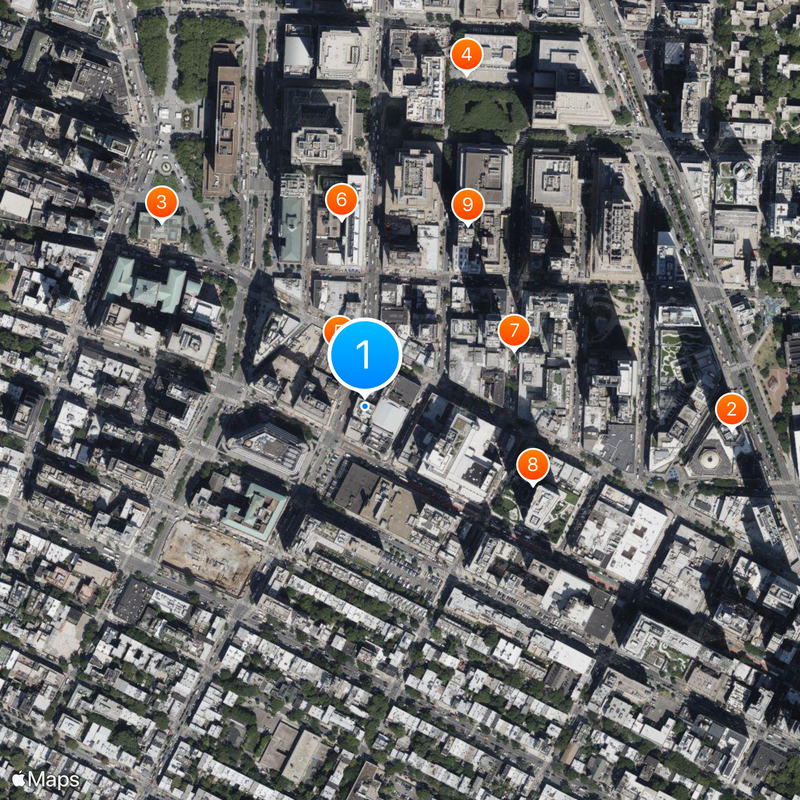 Brooklyn Tabernacle Mappa