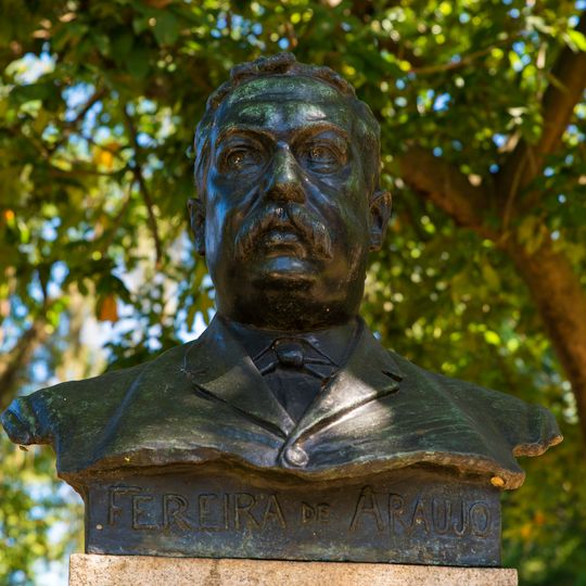 Ferreira de Araújo no Passeio Público