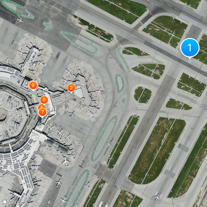 San Francisco International Airport Map