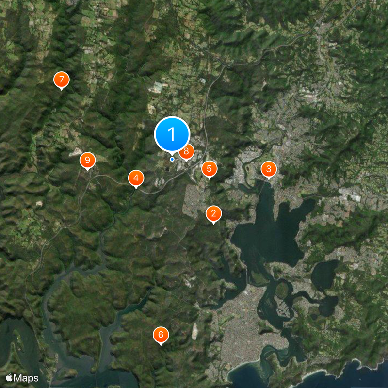 Australian Reptile Park Map