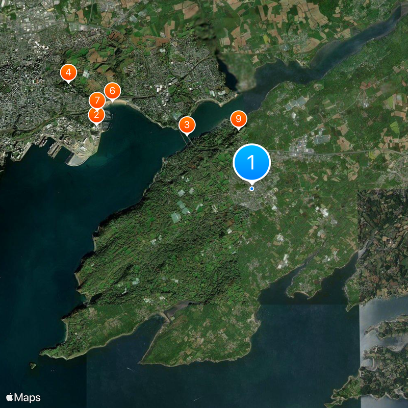 Plougastel-Daoulas Map