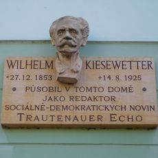 Plaque to Wilhelm Kiesewetter
