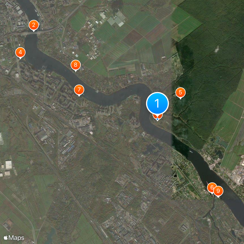 Bogoslovka estate Map