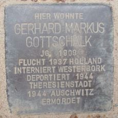 Stolperstein dedicated to Gerhard Markus Gottschalk