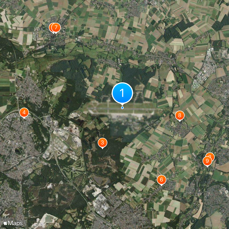 NATO Air Base Geilenkirchen Mapa