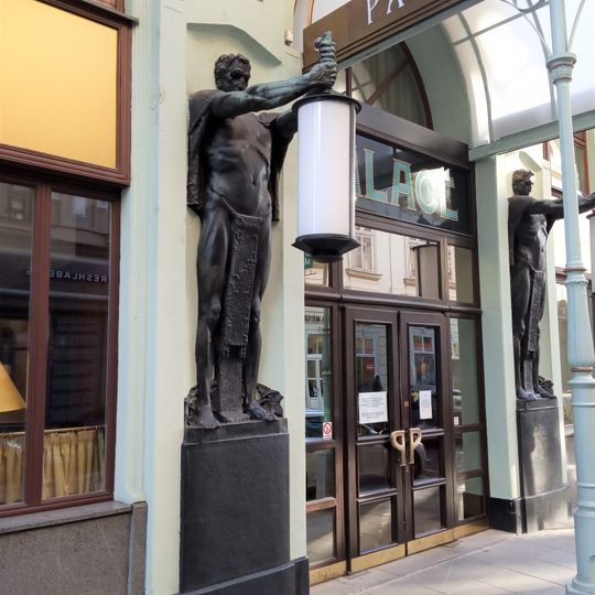 Light carriers at Hotel Palace