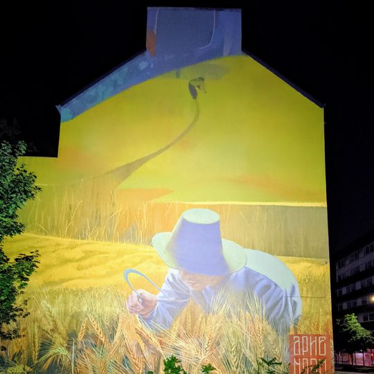 Wandmalerei, Kunstwerk