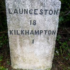 Milestone, just N of East Thorne Touring Park (East Thorne Farm)