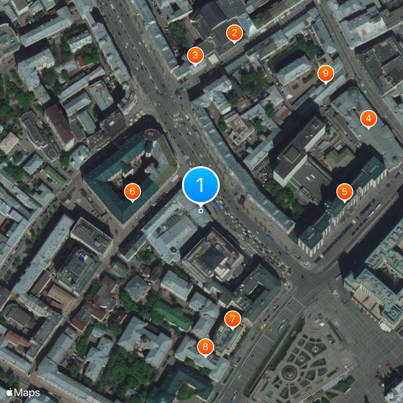 Yermolova Theatre Mapa