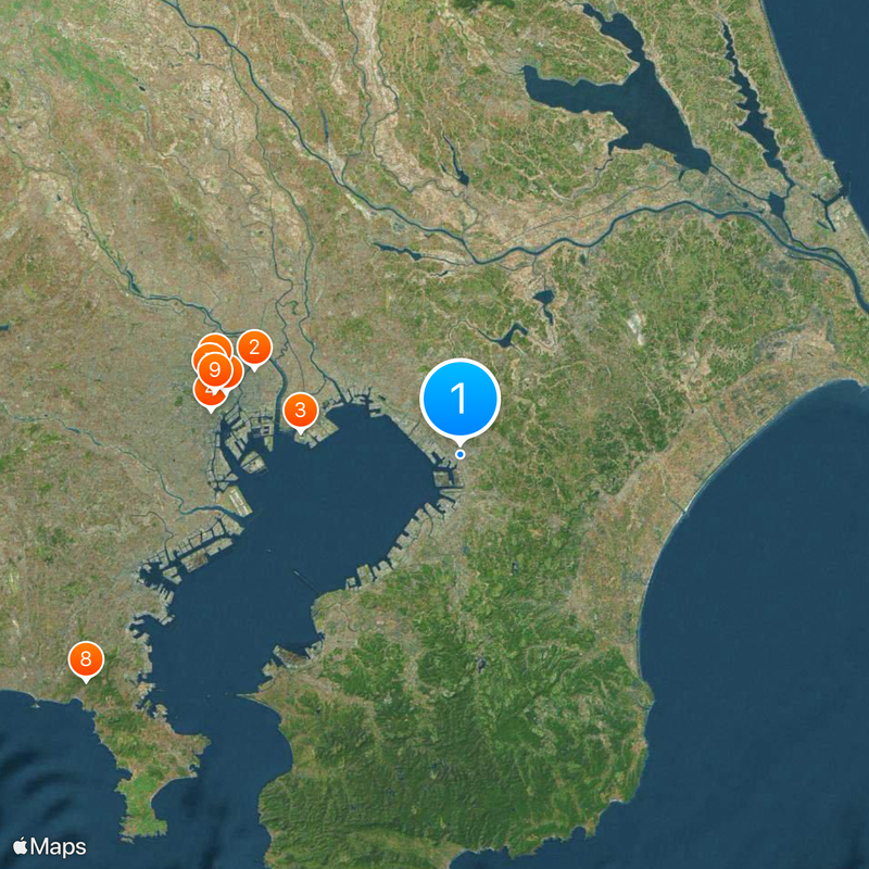 Préfecture de Chiba Carte