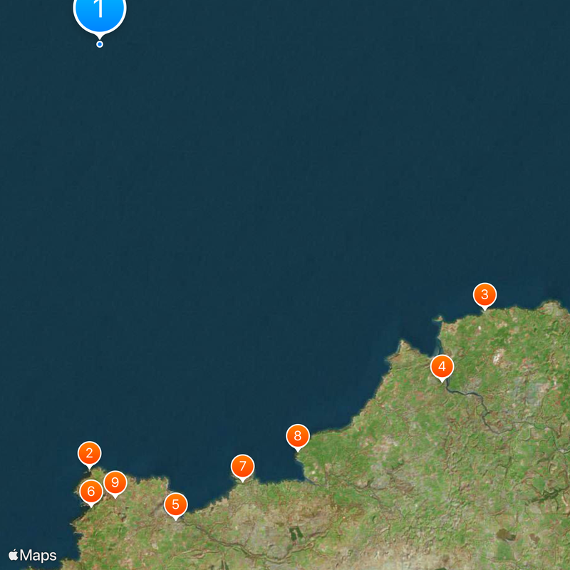 Cantre'r Gwaelod Map