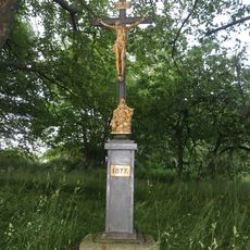 Kříž v remízku jižně od Babic