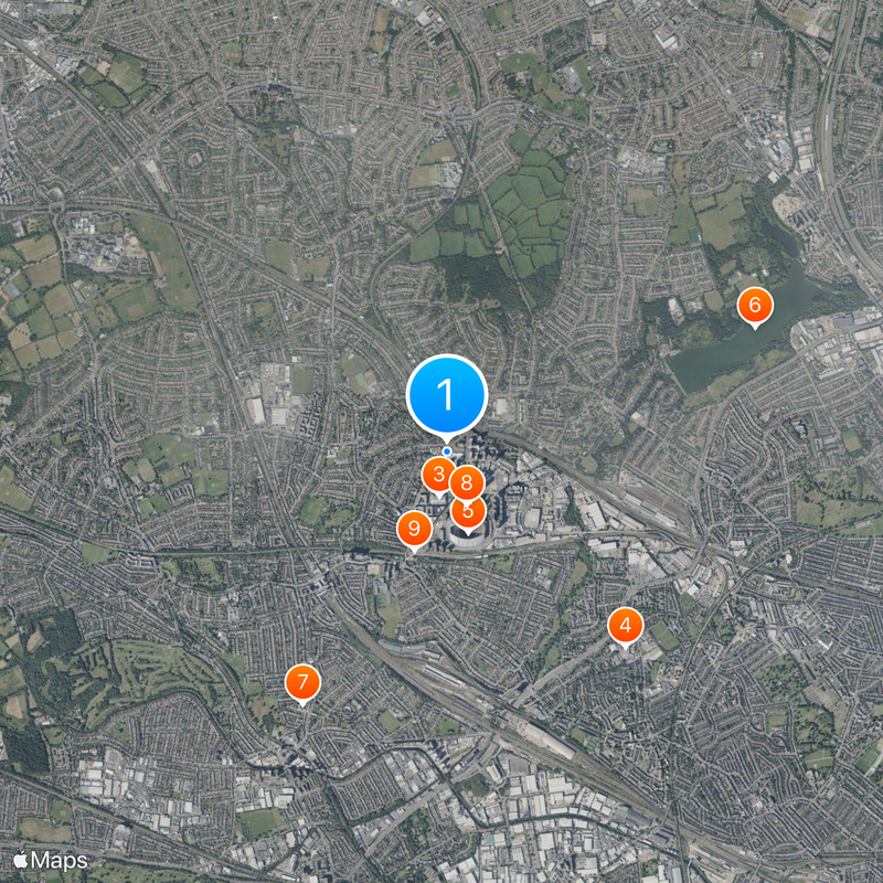 The Fountain Studios Carte