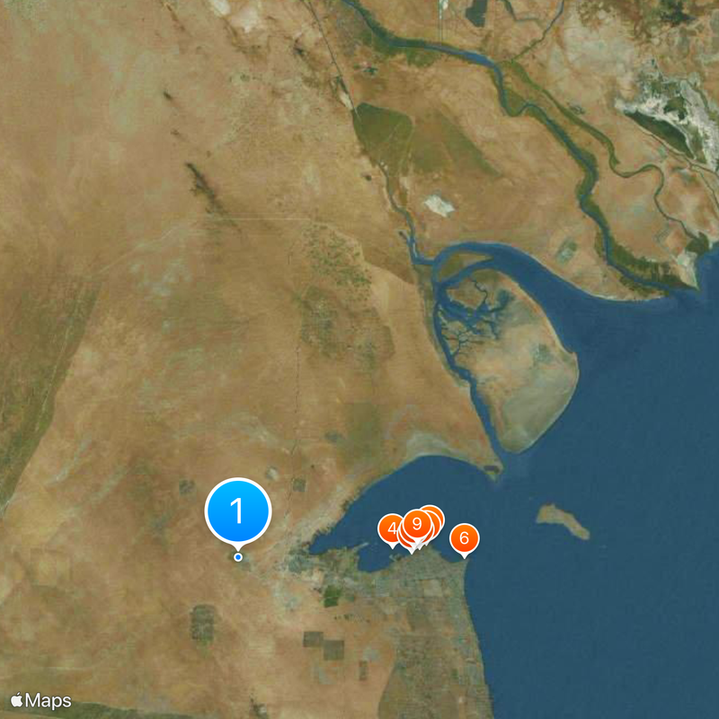Ali Al Salem Air Base Map