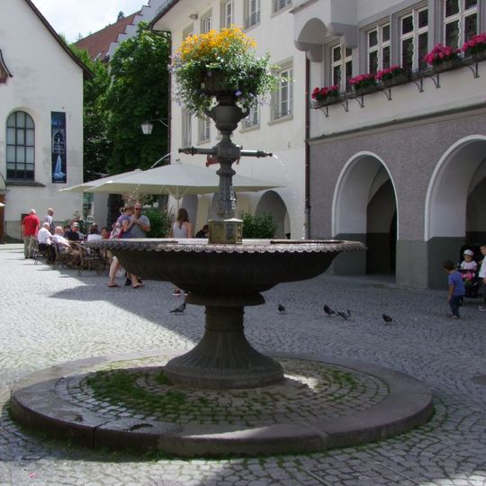 Feldkirch Marktplatz Brunnen