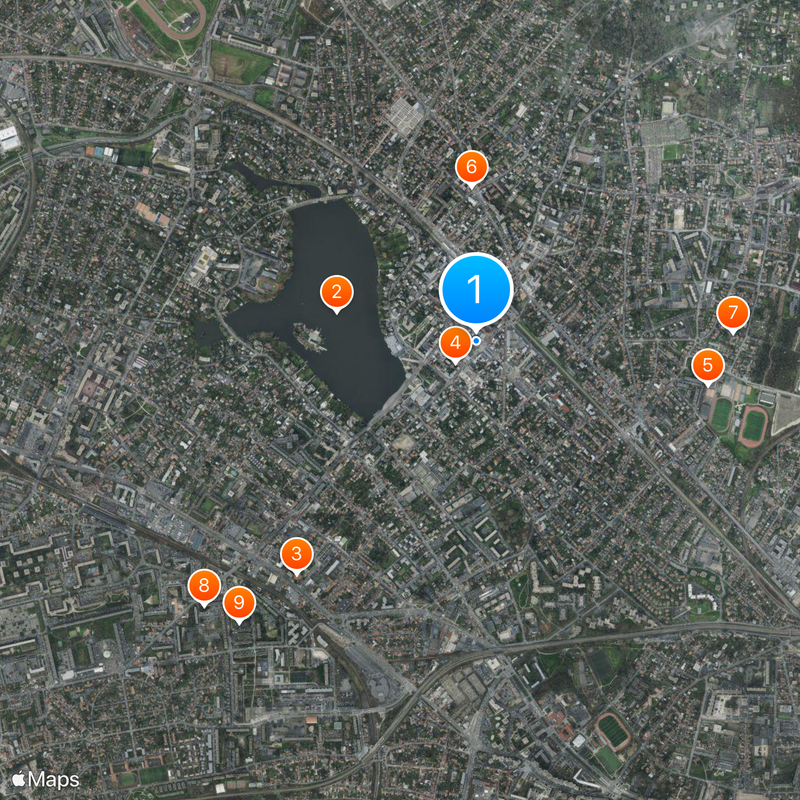 Enghien-les-Bains Kaart