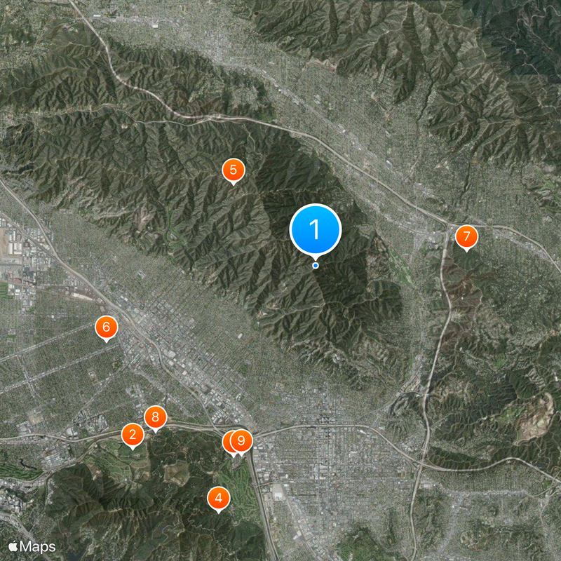 KROQ-FM Map