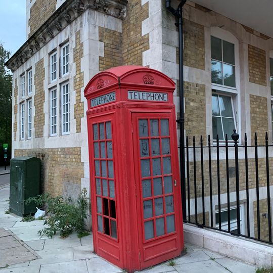 K2 Telephone Kiosk At Junction With Hackney Road