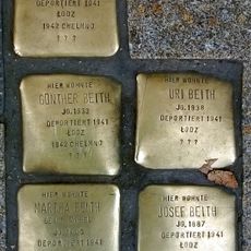 Stolperstein en memoria de Harald Beith