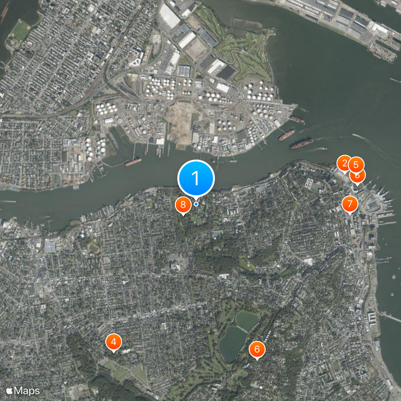 Sailors' Snug Harbor Map