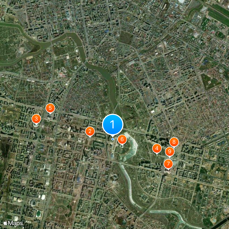 Parlament Kazachstanu Mapa