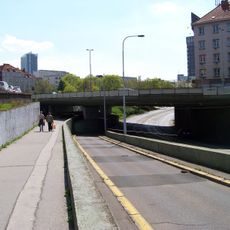 Bridge of 5. května street over Táborská