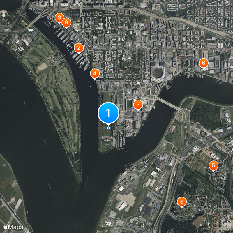 National Defense University Map