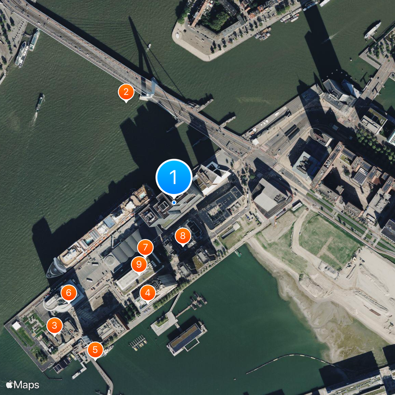 De Rotterdam Mapa