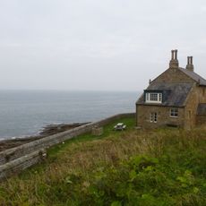 Wall And Steps To East Of The Bathing House