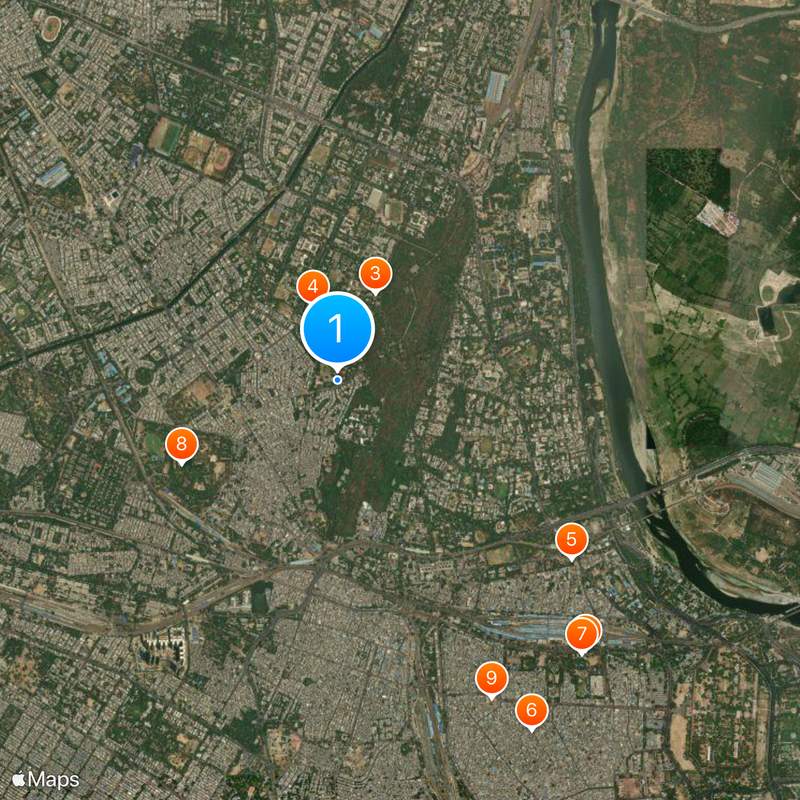 Hansraj College Map