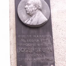 Pamětní deska Josefa Skupy ve Strakonicích