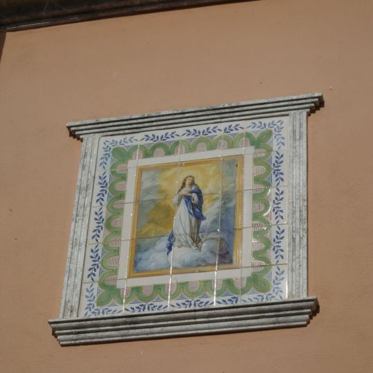 Ceramic panel of the Immaculate