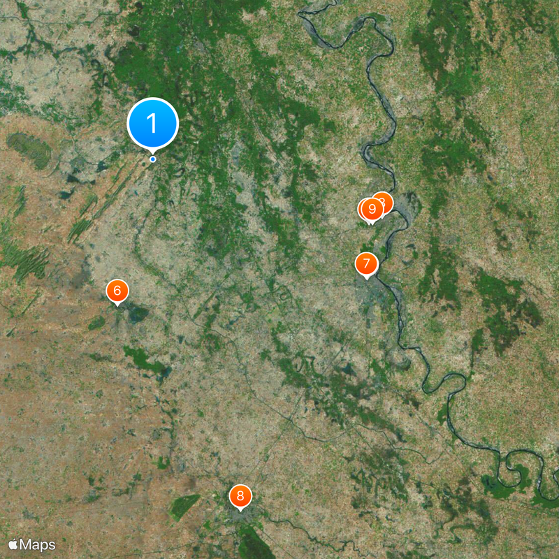 Radha Rani Temple Carte