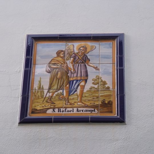 Ceramic panel of Saint Raphael