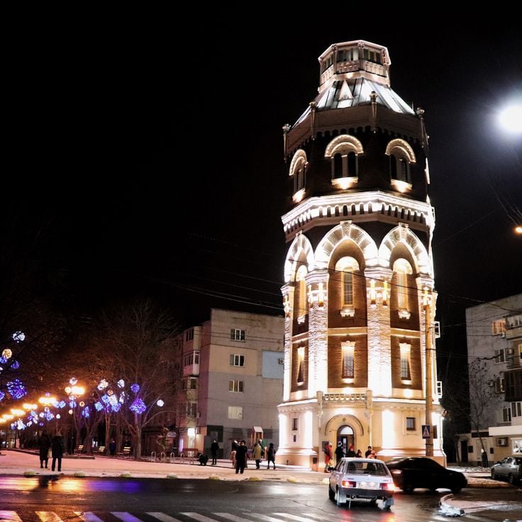 Old city watertower, Mariupol