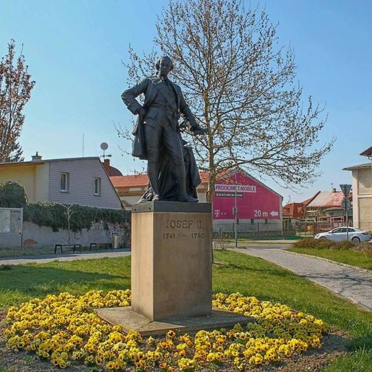 Statue of Emperor Joseph II. in Uničov