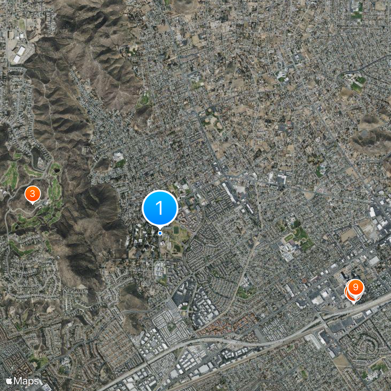 La Sierra University Map