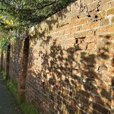 Garden Wall In Church Passage (South Continuation) To Rear Of Vernon House And Facing On To The Allotment Gardens