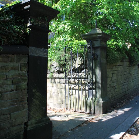 Garden Wall And Gateway To North Grange