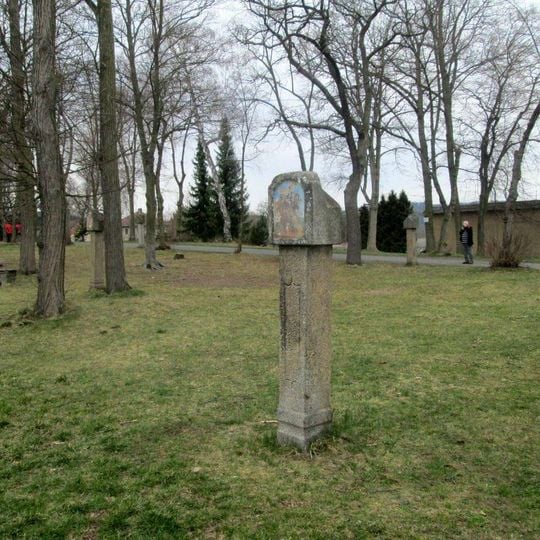 Boží muka na křížové cestě Nalžovské Hory - 3. zastavení