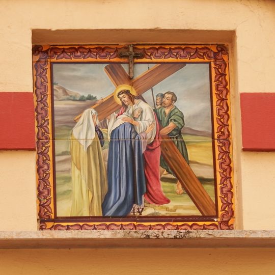Station IV of Via Crucis in Alboraia
